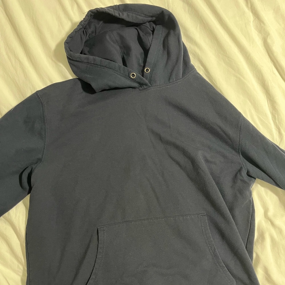 Navy Blue Plain Comfy Hoodie